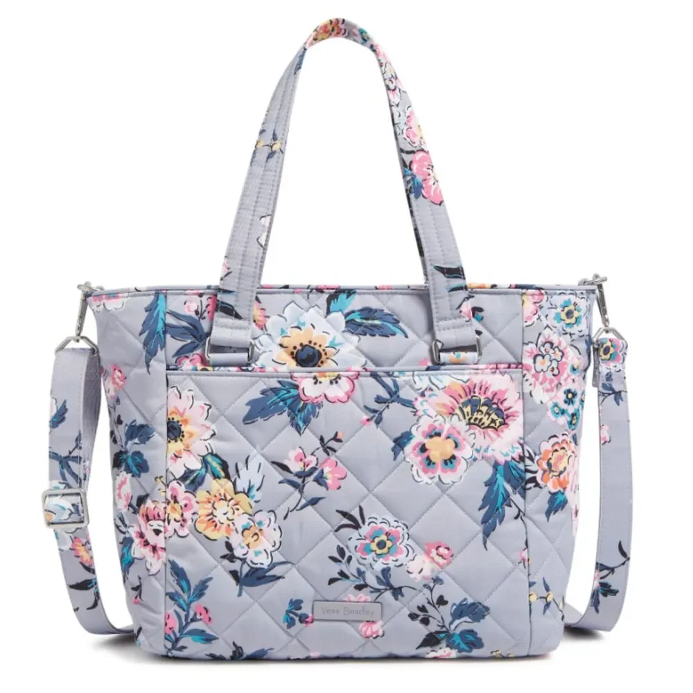 Vera Bradley Parisian Bouquet Performance Twill Multi-Strap Shoulder Satchel